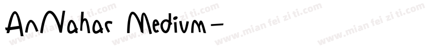 AnNahar Medium字体转换